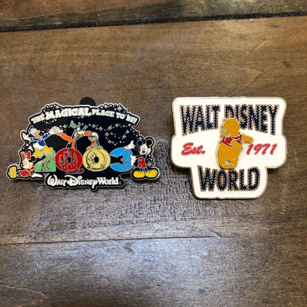 Disney World Collectors Pins- 2 Pins